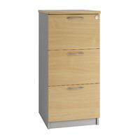 sylvan 3 draw filing cabinet beech professional assembly included