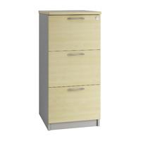 Sylvan 3 Draw Filing Cabinet Maple Professional Assembly Included