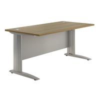 Sylvan Cantilever Premium Rectangular Desk Walnut 120cm Professional Assembly Included