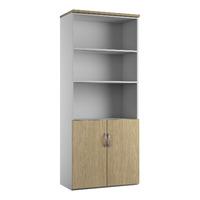 sylvan 2 door combination cupboard natural oak professional assembly i ...