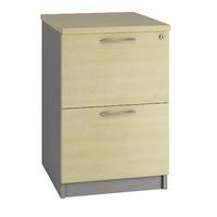 Sylvan 2 Draw Filing Cabinet Maple Self Assembly Required