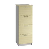 Sylvan 4 Draw Filing Cabinet Maple Professional Assembly Included