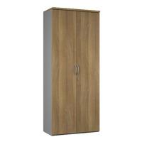 Sylvan 2 Door Tall Storage Unit Walnut Professional Assembly Included