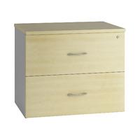 Sylvan 2 Draw Side Filing Cabinet Maple Professional Assembly Included