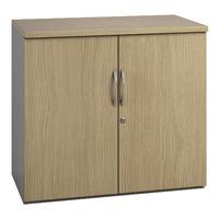 Sylvan 2 Door Low Storage Unit Natural Oak Professional Assembly Included