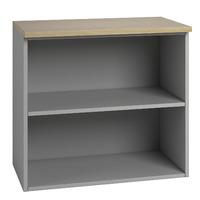 Sylvan Low Bookcase Unit Natural Oak Self Assembly Required