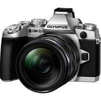 System camera Olympus E-M1 incl. M 12-40 mm 16.3 MPix Silver Shockproof, Dustproof, Frost-resistant, Full HD Video, EVF