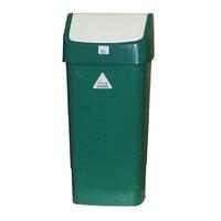 syr swing lid bin green