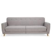 Sydney 3 Seater Fabric Sofa Bed Peppered Grey