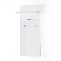 Sydney Wall Mounted Coat Stand In High Gloss White