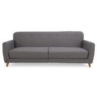 Sydney 3 Seater Fabric Sofa Bed Willow Grey