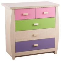 Sydney Pink 3 Plus 2 Drawer Chest