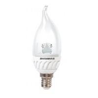 Sylvania 3w LED Bent Tip Candle SES Clear - 0026158