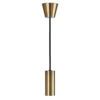 Sylcone Brushed Brass Effect Light Pendant