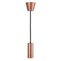 Sylcone Brushed Copper Effect Light Pendant