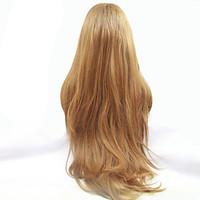 Sylvia Synthetic Lace front Wig Strawberry Blonde Heat Resistant Long Natual Wave Synthetic Wigs