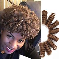 Synthetic ombre braiding hair 10inch curlkalon braids crochet braids 20root/piece small bouncy curly saniya curls UK USA 5packs make head
