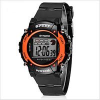 synoke kids sport watch wrist watch digital lcd calendar chronograph w ...