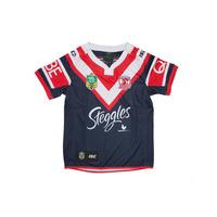 sydney roosters nrl 2017 kids home ss rugby shirt