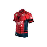 sydney roosters 2017 nrl spiderman marvel ss ltd edition rugby shirt