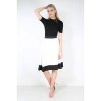 Sydney Scuba Panel Swing Midi Skirt