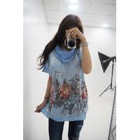 Sydnie floral print scarf top