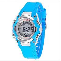 synoke kids sport watch wrist watch digital lcd calendar chronograph w ...