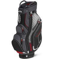 Sync Golf Cart Bag Black/GunMetal/Red
