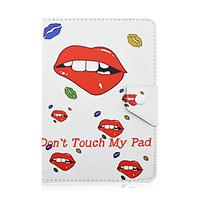 szkinston red lips dont touch my pad case shockproof with stand magnet ...