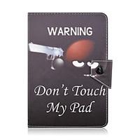 szkinston gunmen dont touch my pad case shockproof with stand sleep ma ...