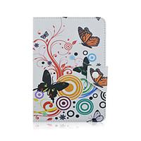 SZKINSTON Butterfly Case Cover Shockproof with Stand Sleep Magnetic Pattern Full Body PU Leather For All 9.5 - 10.5 Inch Mobile Phone or Tablet