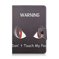 szkinston warning dont touch my pad case shockproof with stand sleep m ...