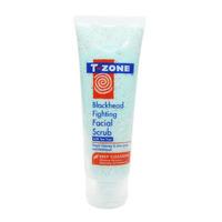 t zone blackhead fighting facial scrub 75ml