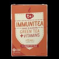t + Immunitea Green Tea with Orange & Blueberry 30g, Blue