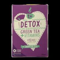 t + Detox Green Tea with Apple & Blackcurrant 30g, Black