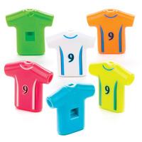 T-Shirt Whistles (Pack of 6)