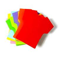T-shirt Shaped Self-stick Note(2x20 Pages Random Color)