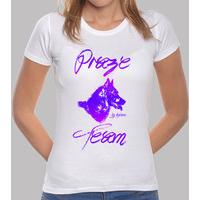 t-shirt prazeteam husky purple on white fanatic