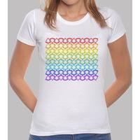 t-shirt rainbow pattern