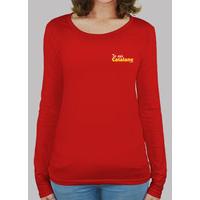 t shirt, long sleeve, red