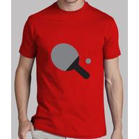 t shirt table tennis, red, top quality