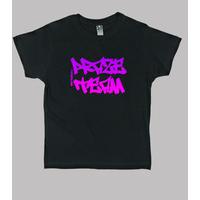 t-shirts street prazeteam purple / pink one black