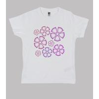 t-shirts fuschia flowers