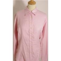 t m lewin powder pink blouse size 12