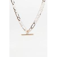 T-Bar Chain Necklace, GOLD