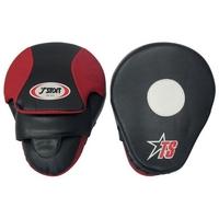 T-Sport Curved Focus Mitts 10 inch Black and Red