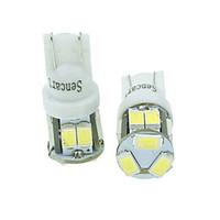 T10 Car Truck Trailer Motorcycle White Blue Yellow Warm White 5W SMD 5630 High Performance LED 6000-6500Instrument Light Reading Light