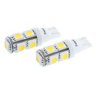 T10 LED 2.5W Blue/Red/Warm White/Green/Yellow/White 9X5050SMD 120LM for Car Light Bulb (DC12-16V)