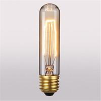 t10 ac220 240v 60w retro atmosphere edison tungsten silk light bulb 1p ...