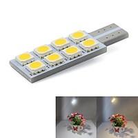 T10 8x5050SMD 0.5W Led Car Automotive light Interior Side Mark License Plate Lamp